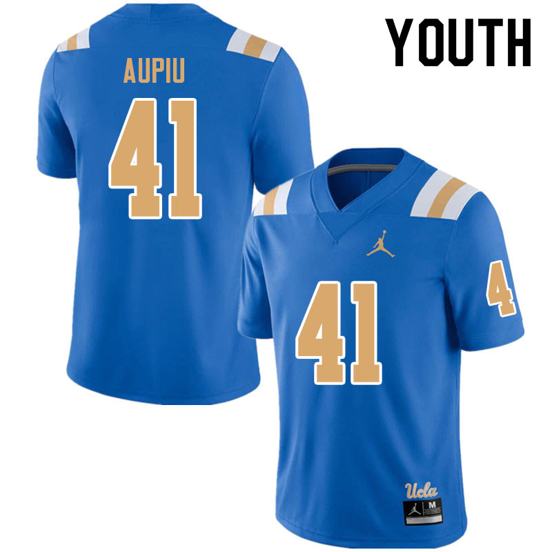 Jordan Brand Youth #41 Devin Aupiu UCLA Bruins College Football Jerseys Sale-Blue